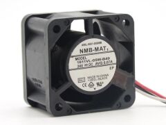 1611VL-05W-B49, 40x40x28mm 24VDC 0.07A 3 Kablolu Fan