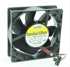 9WF1224H1D03, 120x120x38mm 24VDC 0.32A 3 Kablolu Fan
