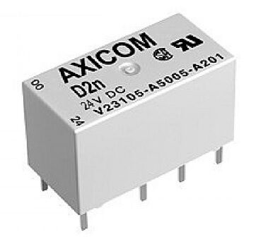 V23105-A5005-A201, 24VDC 3A DPDT (2 Form C) Röle