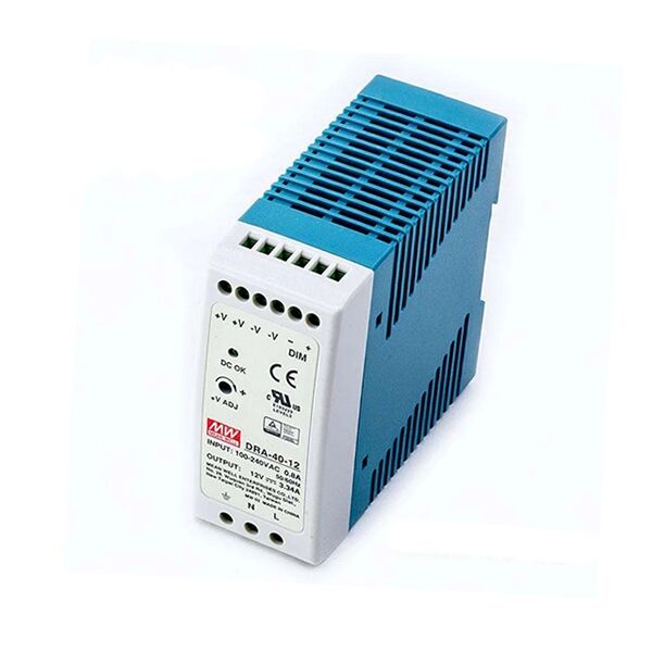 DRA-40-24, 24VDC 1.7A 41W Ray Montaj Güç Kaynağı, Mean Well