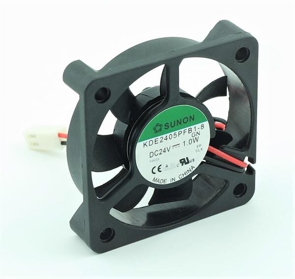 KDE2405PFB1-8, 50x50x10mm 24VDC 1.0W 2 Kablolu Fan