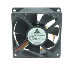AFB0824VH-R00, 80x80x25mm 24VDC 0.21A 3 Kablolu Fan