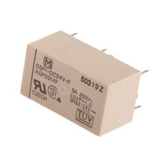 DSP1-DC24V-F, 24VDC 5A DPST-NO/NC (1 Form A, 1 Form B) Röle