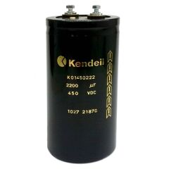 2.200uF 450V 63x96mm 85'C Vidalı Kapasitör, Kendeil