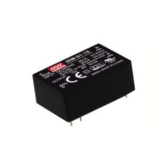 IRM-01-9, 9VDC 1W 0.111A PCB Tip AC/DC, Mean Well