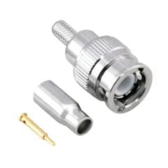 MBNC100, Mini BNC Erkek Sıkmalı Konnektör, RG174