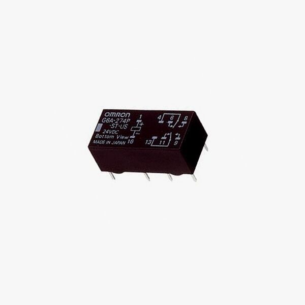 G6A-274P-ST40-US-DC24, 3A 24VDC 400mW 2 Form C Röle
