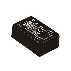 SCW20C-15, 48Vin 15Vout 1333mA 20W DC/DC Konvertör, MeanWell