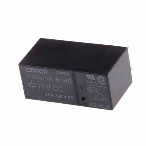 G5RL-1A-E-HR DC12, 12VDC 16A SPST-NO (1 Form A) Röle
