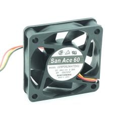 109P0624H7D01, 60x60x15mm 24VDC 0.06A 3 Kablolu Fan