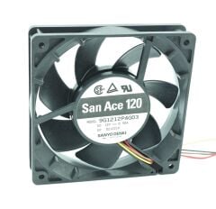 9G1212P4G03, 120x120x25mm 12VDC 0.90A 4 Kablolu Fan