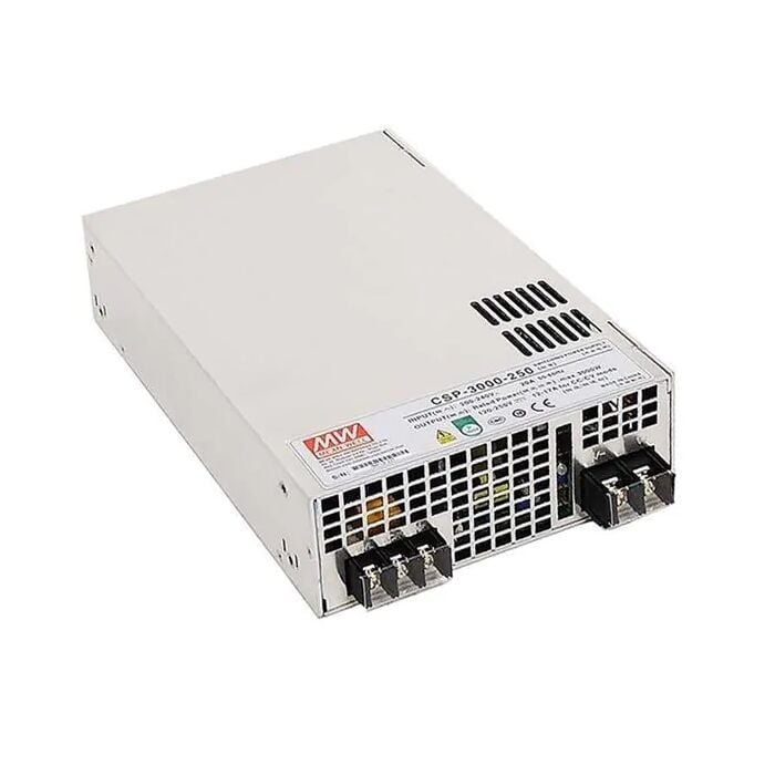 CSP-3000-120, 120VDC 25A PFC 3000W Güç Kaynağı, Mean Well