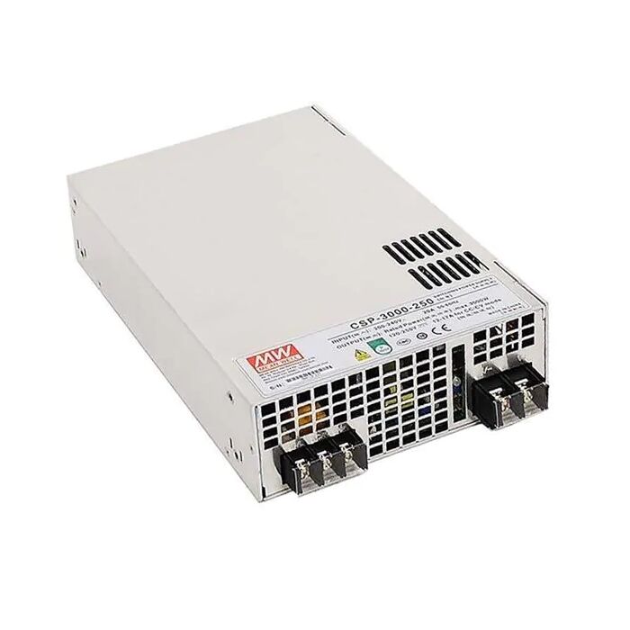 CSP-3000-250, 250VDC 12A PFC 3000W Güç Kaynağı, Mean Well