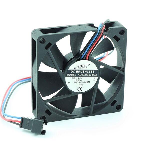 AD0724HB-D72, 70x70x15mm 24VDC 0.16A 3 Kablolu Fan