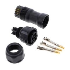 CC-03BFFA-QL8MPP, IP-68 Waterproof 3 Pin Dişi Konnektör