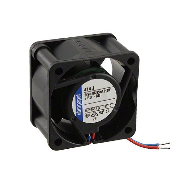 ebm-Papst 414J, 40x40x25mm 24VDC 95mA 2.3W 2 Kablolu Fan