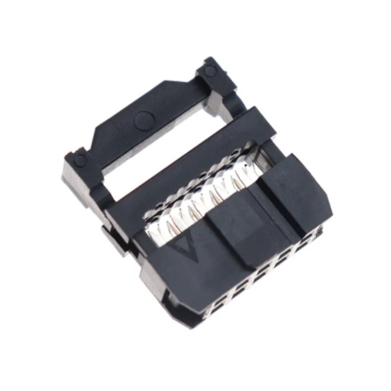 DS1016-10MANBB, 10 Pin (2x5) 2.54mm Kablo Tipi IDC Soket