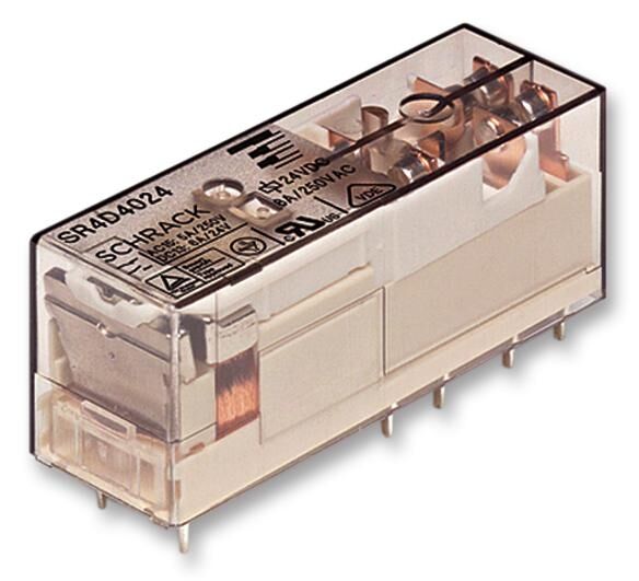 SR4D4024, 24VDC 8A (2 Form A, 2 Form B) Röle