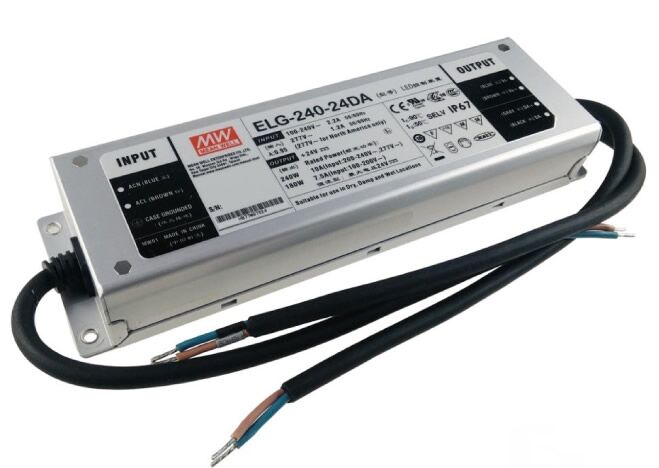 ELG-240-36DA, DALI Dimedilebilir LED Sürücü, Mean Well