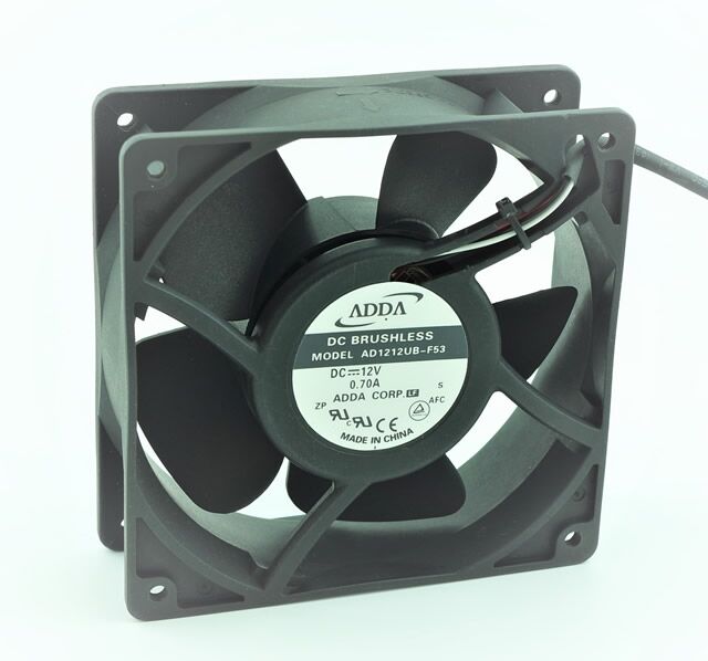 AD1212UB-F53, 120x120x38mm 12VDC 0.70A 3 Kablolu Fan