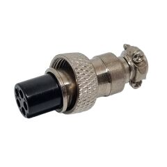 DX12F05R, 12mm 5 Pin Dişi Seyyar Konektör