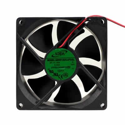 AD0912UX-A70GL, 92x92x25mm 12VDC 0.30A 2 Kablolu Fan