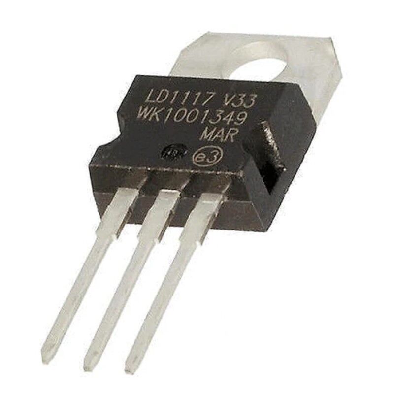 LD1117V33, LD33V, 3.3V 800mA TO-220AB Voltaj Regülatör