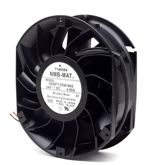 5920FT-D5W-B60, 172x150x51mm 24VDC 4.8A 2 Kablolu Fan