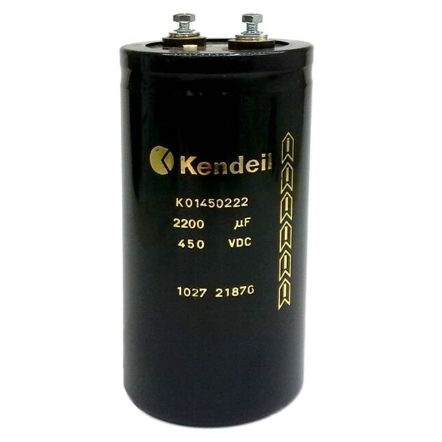 3.300uF 450V, 76x143mm 85'C Vidalı Kapasitör, Kendeil
