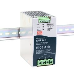 DUPS40, 24-29VDC 40A Ray Tipi Kesintisiz UPS Modül, Mean Well