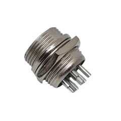 DX16F06P, 16mm 6 Pin Erkek Şase Tip Konektör