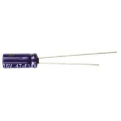 ECA-1HM101, 100uF 50V 8x12.5mm Elektrolikit Kondansatör