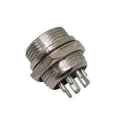 DX16F08P, 16mm 8 Pin Erkek Şase Tip Konektör