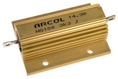 HS100 3K3 J, 3.3K 100W Alüminyum Direnç, (3K3 100W)