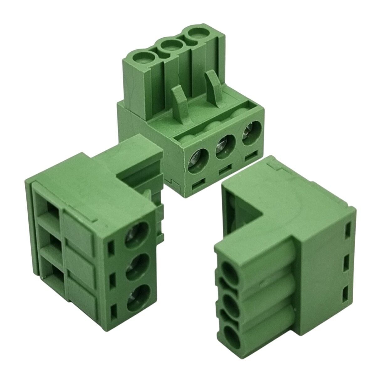 KF2EDGK-5.08-3P, 3'lü 5.08mm 90' PCB Klemens