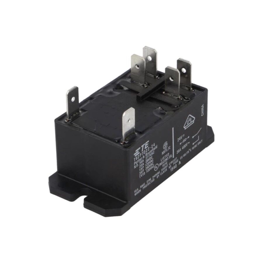 T92P7D22-24, 24VDC 30A DPST-NO (2 Form A) Röle