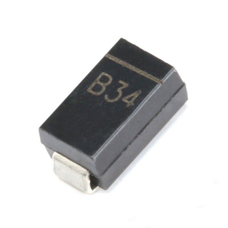 B340A-E3/61T (B34), 40V 3A DO-214AC (SMA) Schottky Diyot