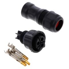 CC-03BFFA-QL8SPP, IP-68 Waterproof 3 Pin Dişi Konnektör