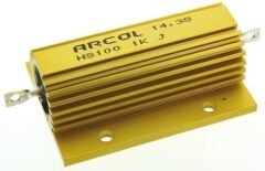 HS100 1K J, 1K0 100W Alüminyum Direnç