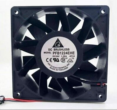 PFB1224EHE, 120x120x38mm 24VDC 1.08A 2 Kablolu Fan