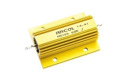 HS100 68R J, 68R 100W Alüminyum Direnç