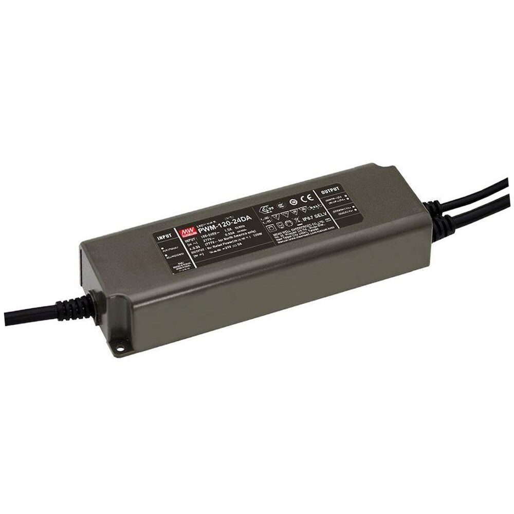 PWM-120-12DA, 12VDC 10.0A 120W PWM Çıkışlı DALI LED Sürücü, Mean Well