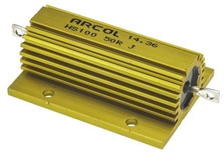 HS100 50R J, 50R 100W Alüminyum Direnç