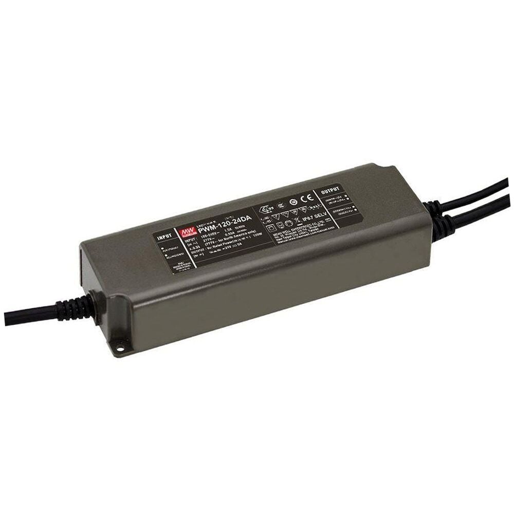 PWM-120-24DA, 24VDC 5.0A 120W PWM Çıkışlı DALI LED Sürücü, Mean Well