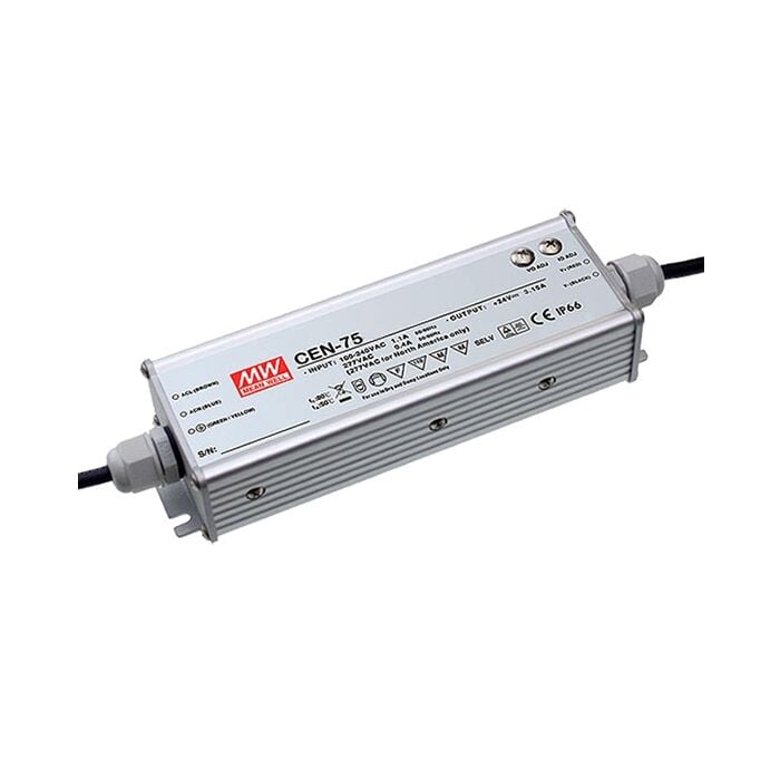 CEN-75-24, 24VDC 3.15A Ayarlanabilir LED Sürücü, Mean Well