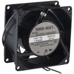 3115PS-12W-B30, 80x80x38mm 115VAC 2 Kablolu Fan