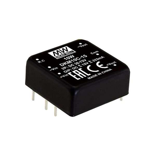 DKM10A-12, 12Vin ±12Vout ±416mA 10W DC/DC Konvertör, MeanWell
