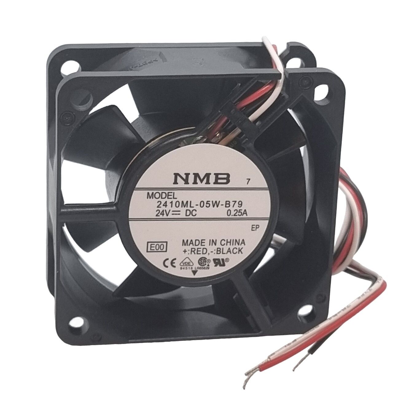 2410ML-05W-B79-E00, 60x60x25mm 24VDC 0.25A 3 Kablolu Fan