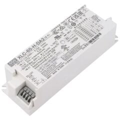 XLC-60-H-DA2, DALI2 DIM 900~1700mA Akım Seçilebilir 60W Sabit Güç LED Sürücü, Mean Well