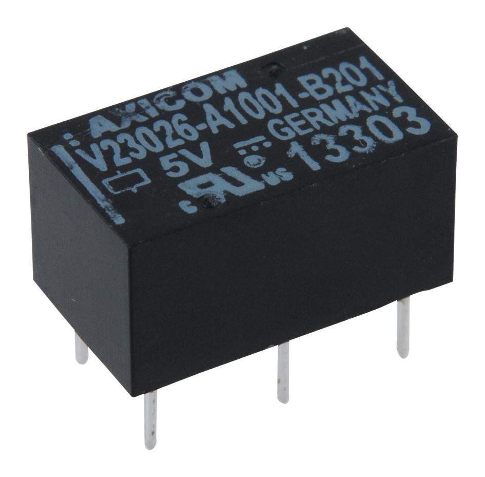 V23026-A1001-B201, 5VDC 1A SPDT (1 Form C) Röle